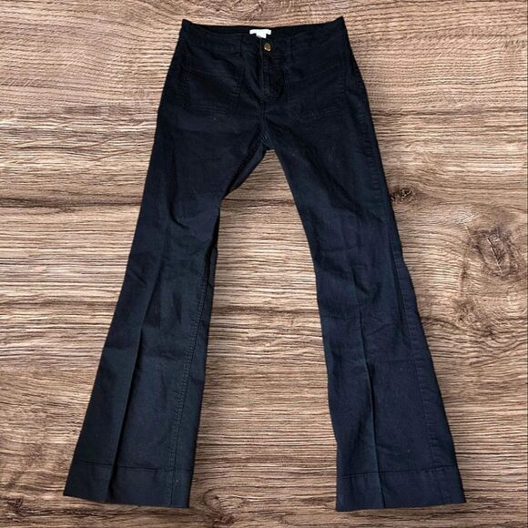 H&M Denim - H&M Black Stretch Flare Jeans
